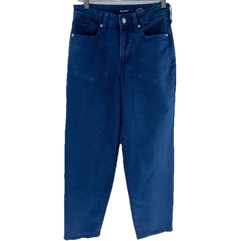 Women's Old Navy High Rise O.G. Loose Secret Smooth Pockets Jeans Size 2
